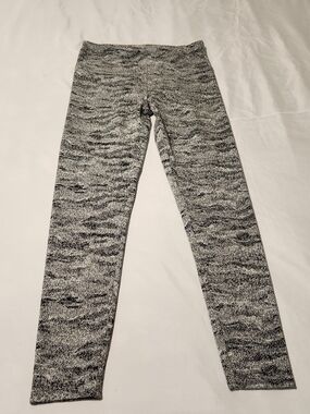 Kyodan Black & White Space-Dye Kids Leggings
